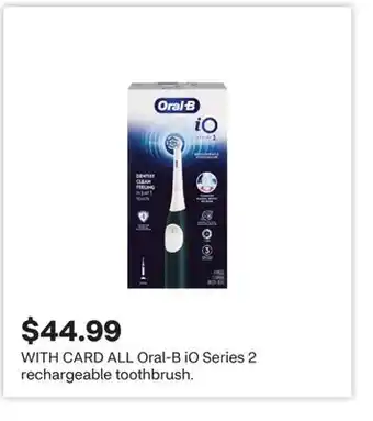 CVS ALL Oral-B iO Series 2 rechargeable toothbrush offer