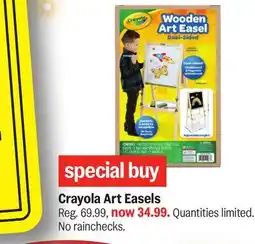 Meijer Crayola Art Easels offer