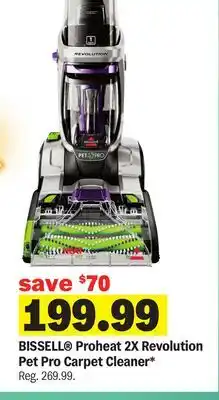 Meijer BISSELL Proheat 2X Revolution Pet Pro Carpet Cleaner offer