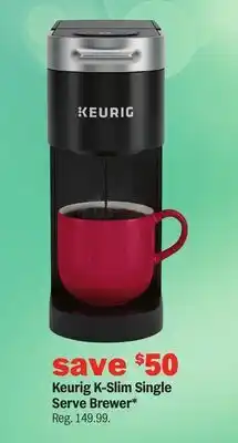 Meijer Keurig K-Slim Single Serve Brewer offer