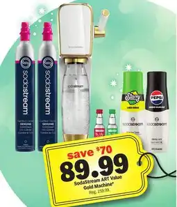 Meijer SodaStream ART Value Gold Machine offer
