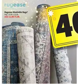 Meijer Rugease Washable Rugs offer