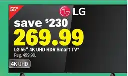 Meijer LG 55 4K UHD HDR Smart TV offer