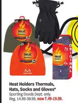 Meijer Heat Holders Thermals, Hats, Socks and Gloves offer