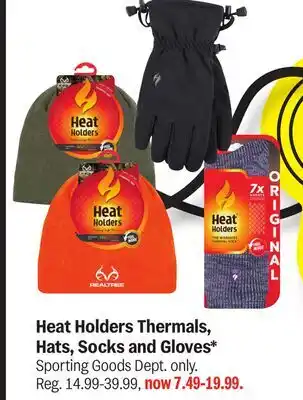 Meijer Heat Holders Thermals, Hats, Socks and Gloves offer