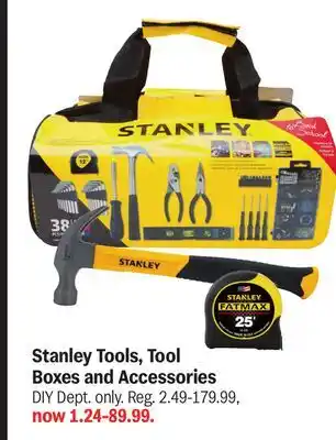 Meijer Stanley Tools, Tool Boxes and Accessories offer