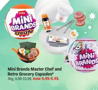 Meijer Mini Brands Master Chef and Retro Grocery Capsules offer