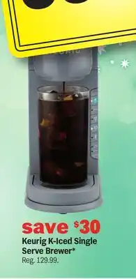Meijer Keurig K-Iced Single Serve Brewer offer