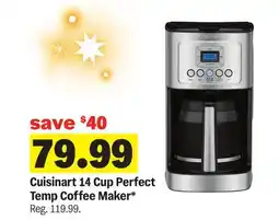 Meijer Cuisinart 14 Cup Perfect Temp Coffee Maker offer