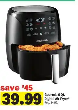Meijer Gourmia 6 Qt. Digital Air Fryer offer