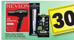 Meijer Revlon, Conair, Wahl and Gold N Hot Hair Appliances offer