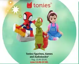 Meijer Tonies Figurines, Games and Audiobooks offer
