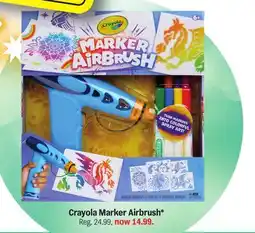 Meijer Crayola Marker Airbrush offer