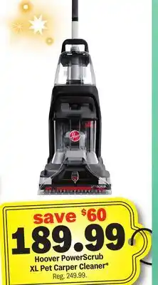Meijer Hoover PowerScrub XL Pet Carper Cleaner offer