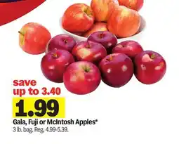 Meijer Gala, Fuji or McIntosh Apples offer