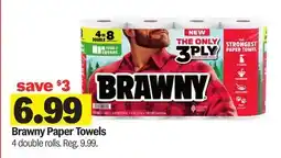 Meijer Brawny Paper Towels offer