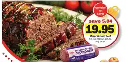 Meijer Meijer Ground Beef offer