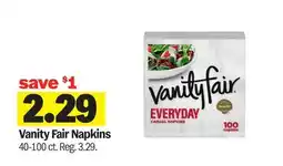 Meijer Vanity Fair Napkins offer