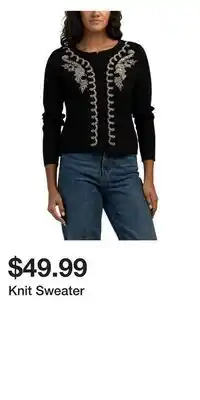TJ Maxx Knit Sweater offer