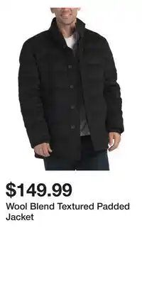 TJ Maxx Wool Blend Textured Padded Jacket offer