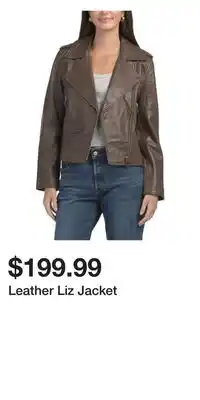 TJ Maxx Leather Liz Jacket offer