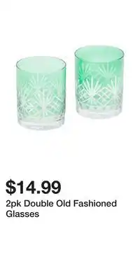 TJ Maxx 2pk Double Old Fashioned Glasses offer