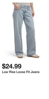 TJ Maxx Low Rise Loose Fit Jeans offer