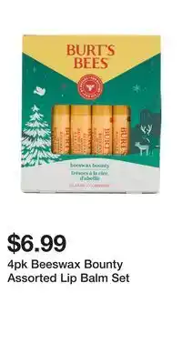 TJ Maxx 4pk Beeswax Bounty Assorted Lip Balm Set offer