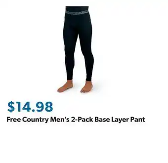 Sam's Club Free Country Men's 2-Pack Base Layer Pant offer