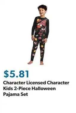 Sam's Club Character Licensed Character Kids 2-Piece Halloween Pajama Set offer