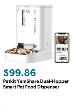 Sam's Club Petkit YumShare Dual-Hopper Smart Pet Food Dispenser offer