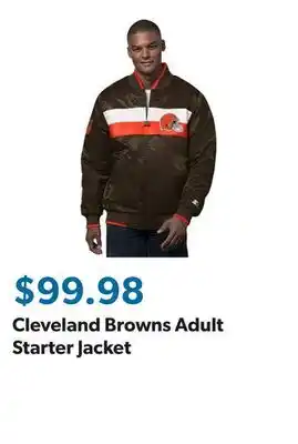 Sam's Club Cleveland Browns Adult Starter Jacket offer