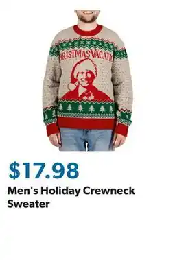 Sam's Club Men's Holiday Crewneck Sweater offer