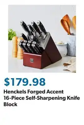 Sam's Club Henckels Forged Accent 16-Piece Self-Sharpening Knife Block offer