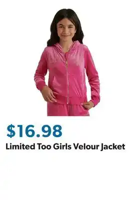 Sam's Club Limited Too Girls Velour Jacket offer