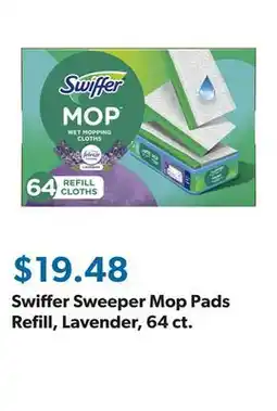 Sam's Club Swiffer Sweeper Mop Pads Refill, Lavender, 64 ct offer