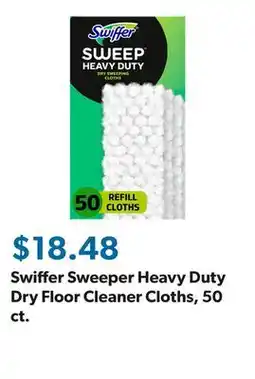 Sam's Club Swiffer Sweeper Heavy Duty Dry Floor Cleaner Cloths, 50 ct offer
