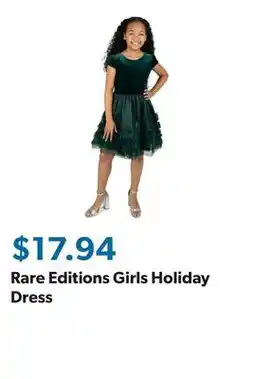 Sam's Club Rare Editions Girls Holiday Dress offer