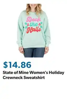 Sam's Club State of Mine Women's Holiday Crewneck Sweatshirt offer