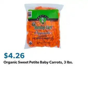 Sam's Club Organic Sweet Petite Baby Carrots, 3 lbs offer
