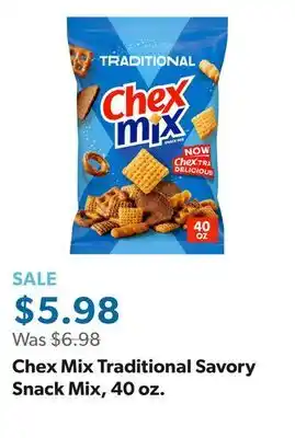 Sam's Club Chex Mix Traditional Savory Snack Mix, 40 oz offer