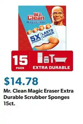 Sam's Club Mr. Clean Magic Eraser Extra Durable Scrubber Sponges 15ct offer