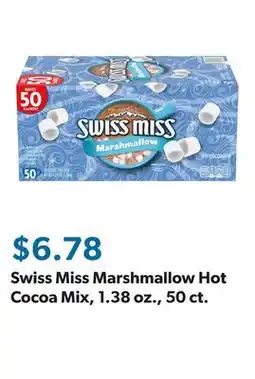 Sam's Club Swiss Miss Marshmallow Hot Cocoa Mix, 1.38 oz., 50 ct offer
