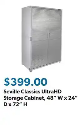 Sam's Club Seville Classics UltraHD Storage Cabinet, 48 W x 24 D x 72 H offer