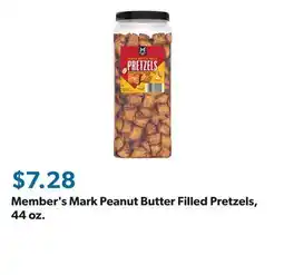 Sam's Club Member's Mark Peanut Butter Filled Pretzels, 44 oz offer
