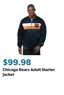 Sam's Club Chicago Bears Adult Starter Jacket offer