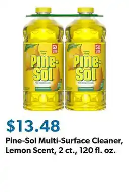 Sam's Club Pine-Sol Multi-Surface Cleaner, Lemon Scent, 2 ct., 120 fl. oz offer