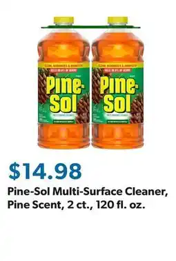 Sam's Club Pine-Sol Multi-Surface Cleaner, Pine Scent, 2 ct., 120 fl. oz offer