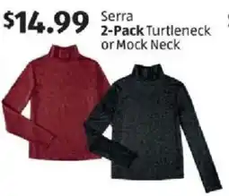 Aldi Serra 2-Pack Turtleneck or Mock Neck offer