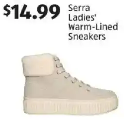 Aldi Serra Ladies' Warm-Lined Sneakers offer